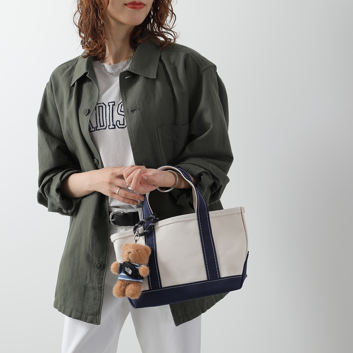 珍品／LLBEAN／ミニトート／NAVY／未使用デッドストック／アメリカ製 L.L.Bean（エルエルビーン） LL BEAN トートバッグ Boat and Tote Mini