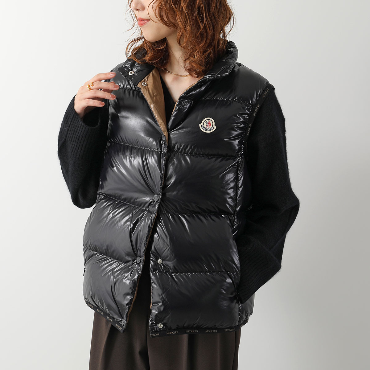 超美品♡モンクレール　ボア　ダウン　ベスト　ダウンコート　ダウンジャケット MONCLER レディースダウンベスト｜コート、ジャケット｜ファッション