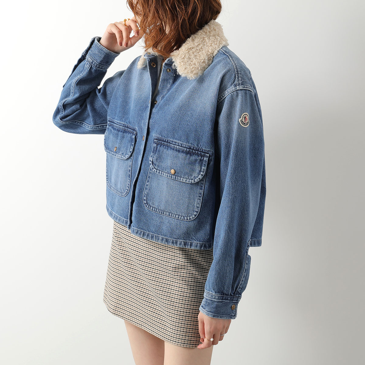 モンクレール　ジャケット　美品 MONCLER（モンクレール） デニムジャケット 2F00002 597LG レディース