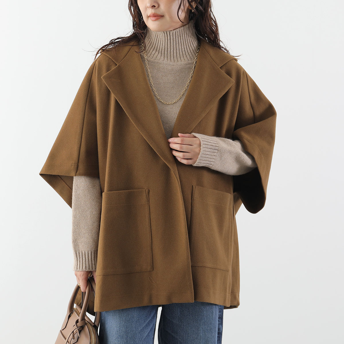 cloche（クロッシェ） クロシェ ポンチョ 84009 レディース フード付き