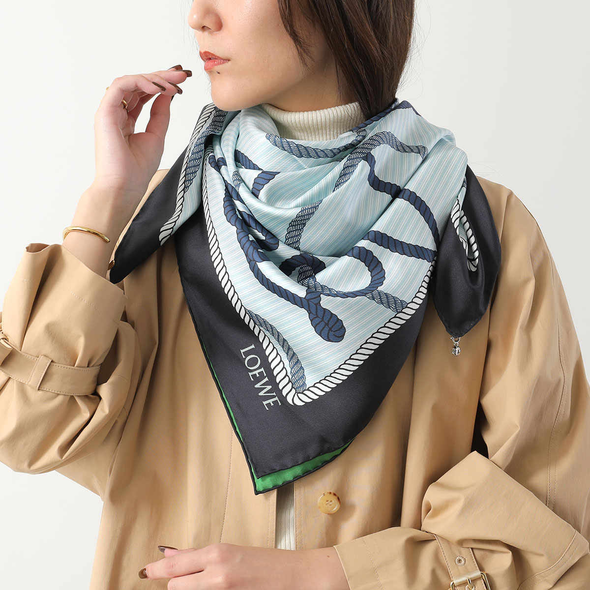 LOEWE（ロエベ） スカーフ FSA1SS7X07 レディース ダブルフェイス