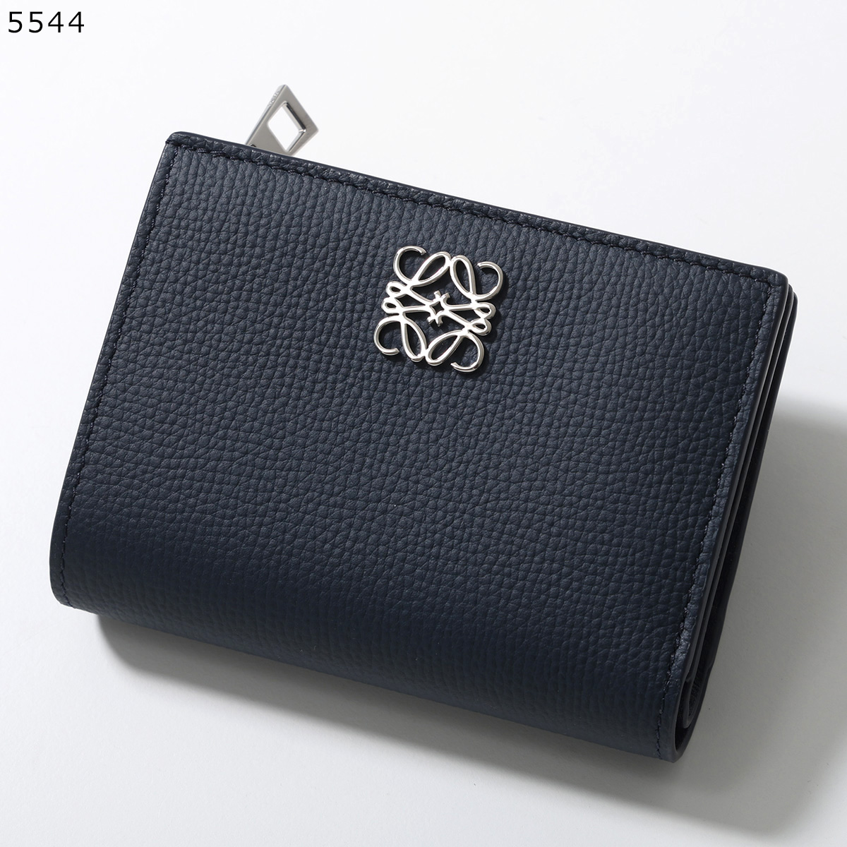 ロエベ　アナグラム　二つ折り　財布　コンパクト　ウォレット　ブラック LOEWE（ロエベ） 二つ折り財布 ANAGRAM COMPACT WALLET アナグラム