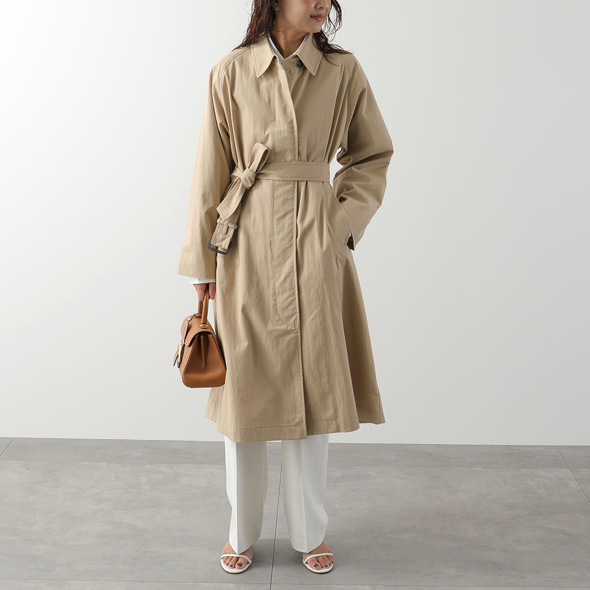 ​新品マックスマーラ WEEKEND トレンチ風 オリンピア ロングコート 38 MAXMARA WEEKEND LINE（マックスマーラウィークエンドライン） WEEKEND