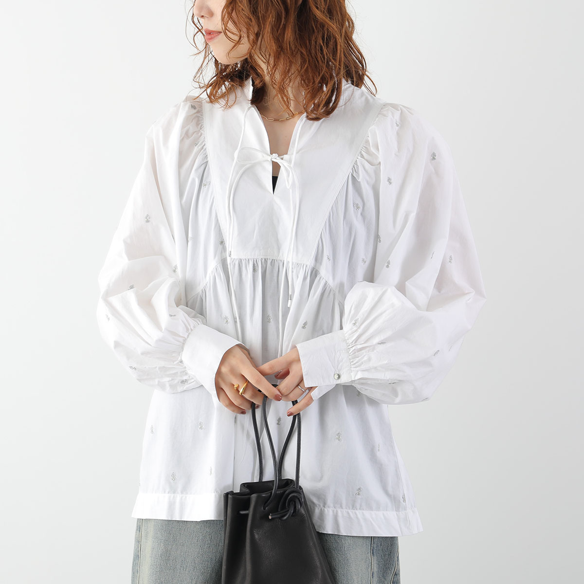 NE QUITTEZ PAS!（ヌキテパ） ne Quittez pas ブラウス Fine Poplin