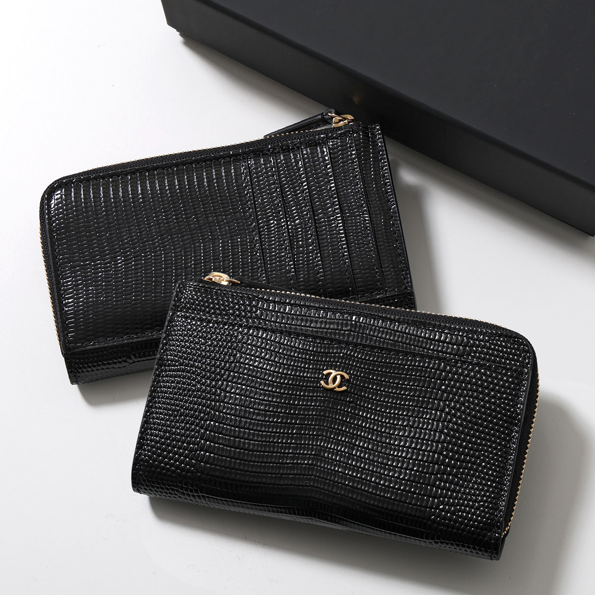 未使用 CHANEL シャネル ケース 小銭入れ ブラック 非売品 CHANEL レディース小銭入れ、コインケース（バッグ、小物素材：本革