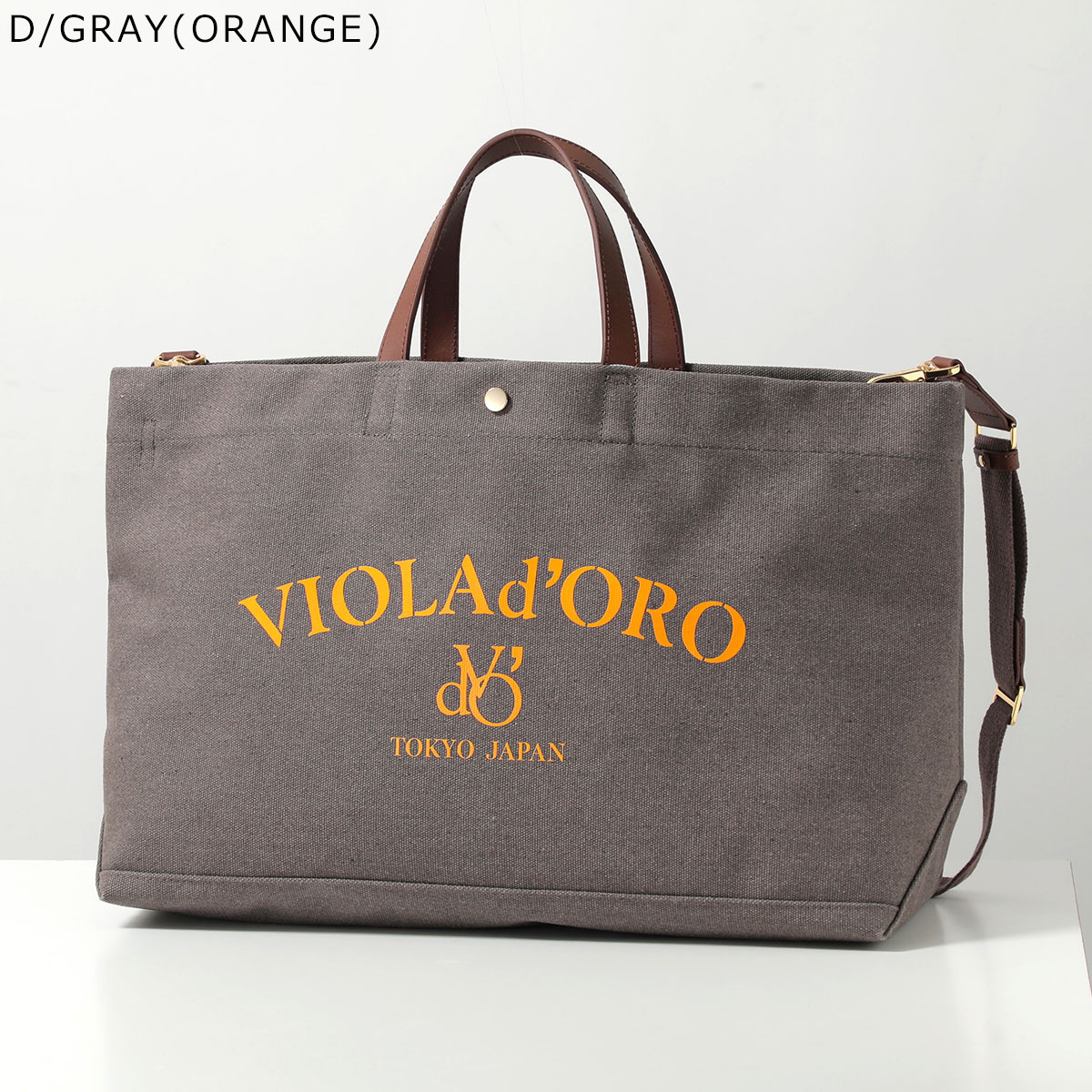 VIOLAd'ORO（ヴィオラドーロ） トートバッグ CANVAS BAG BIANCA