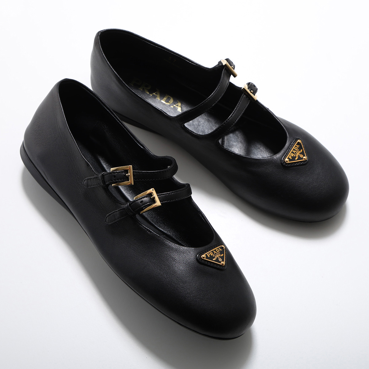 PRADA（プラダ） パンプス 1F794N 038 レディース レザー バレリーナ