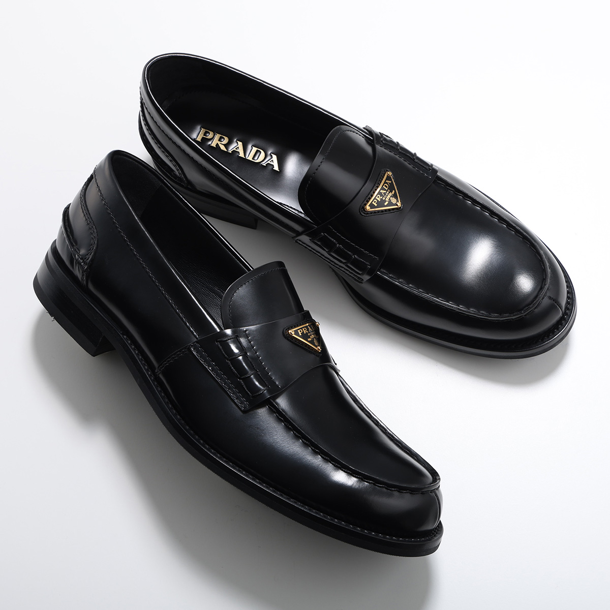 PRADA メンズローファー（シューズ素材：本革）｜シューズ