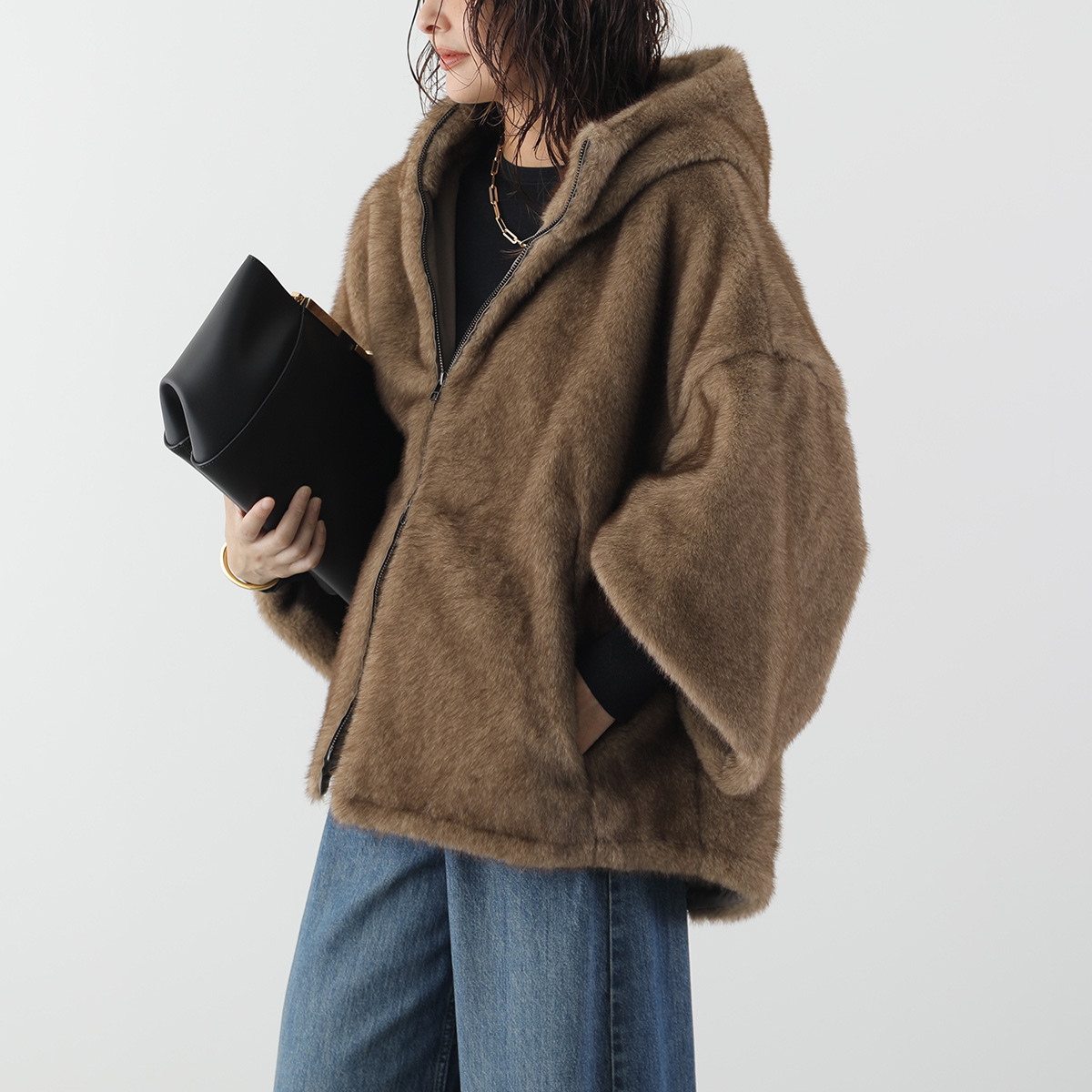 cloche（クロッシェ） クロシェ ファーコート 84516 レディース