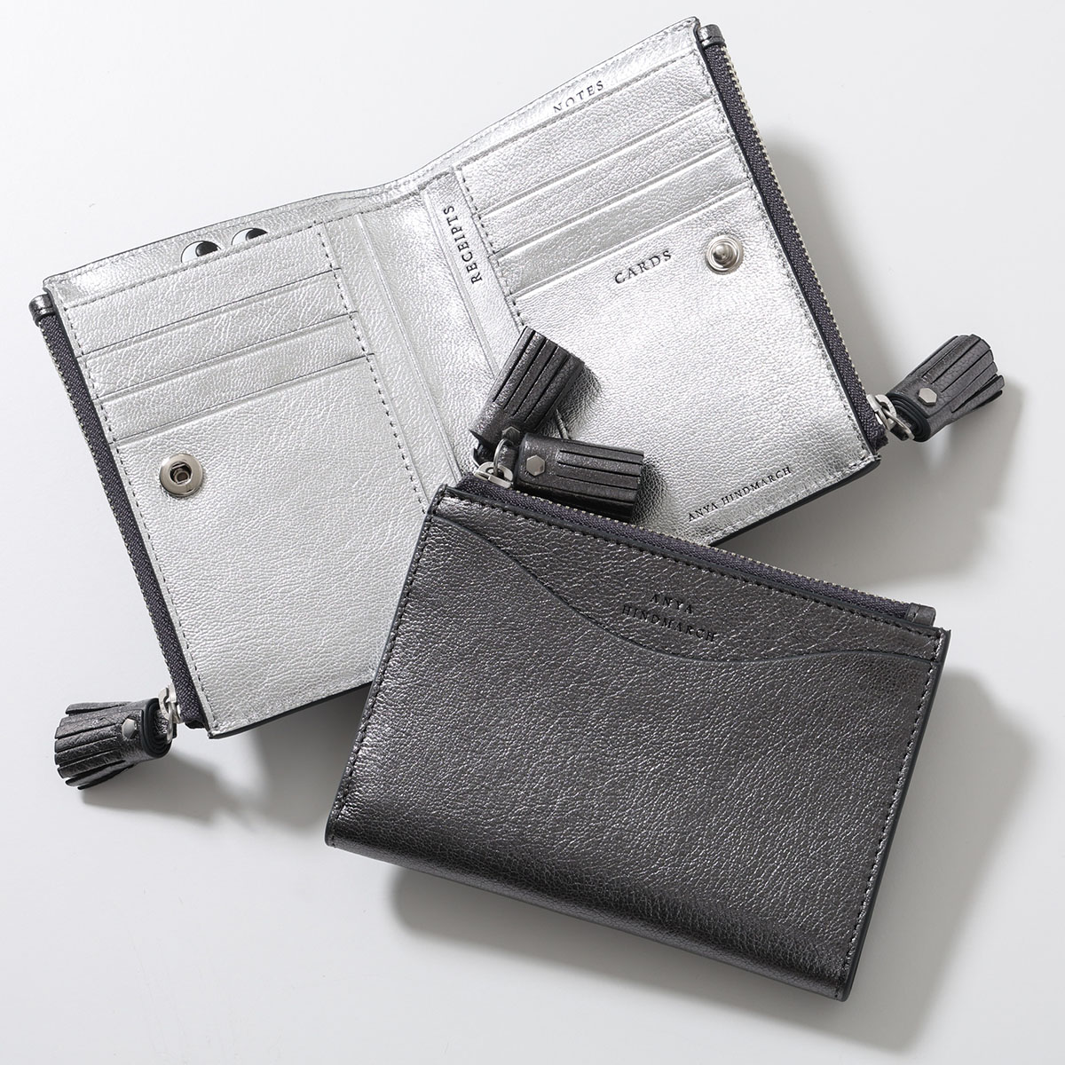 ANYA HINDMARCH（アニヤ・ハインドマーチ） 二つ折り財布 Small Double