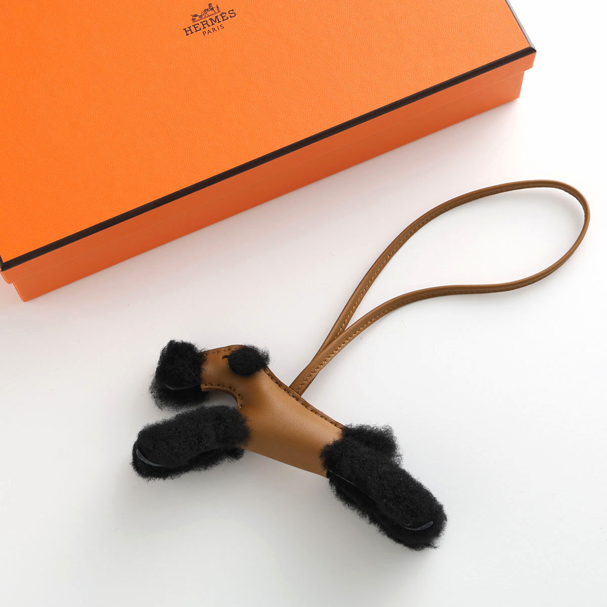 正規店購入HERMES バディ黒チャームBudy バッグアクセサリー HERMES（エルメス） チャーム バディ ドッグ Budy dog アニョーミロ+