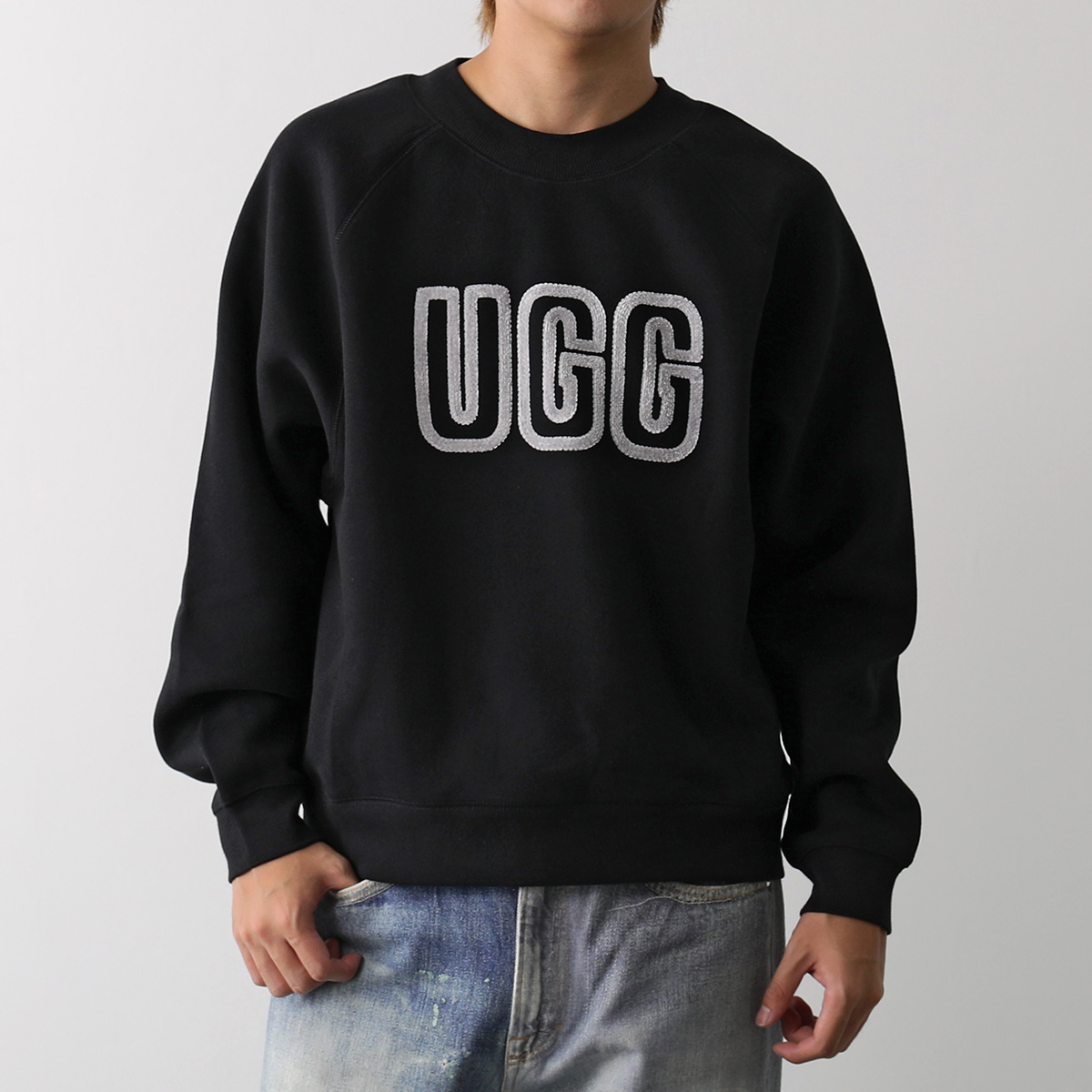 UGG（アグ） スウェットシャツ Logo Crewneck ロゴ クルーネック 