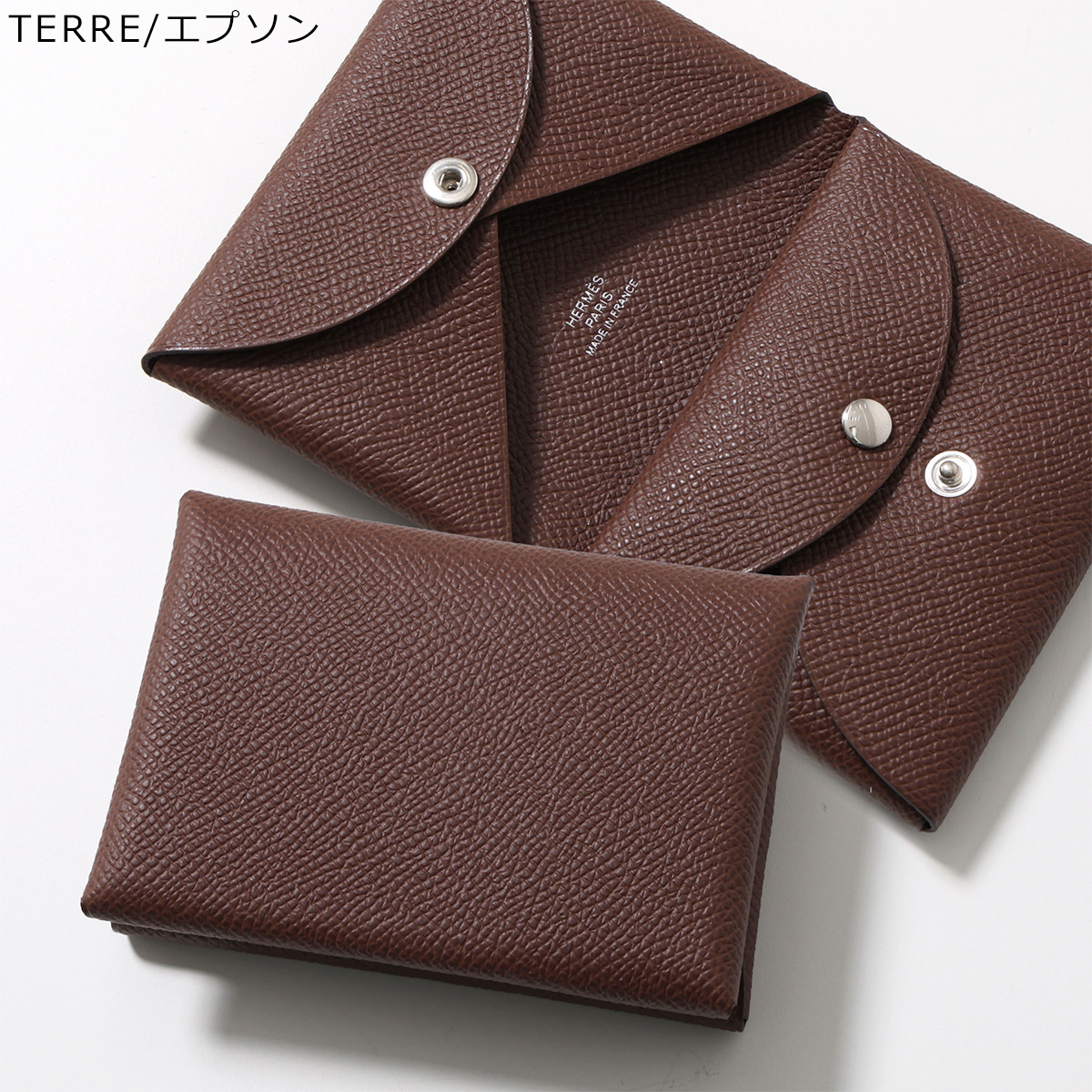 新品未使用　エルメス　カルヴィ HERMES（エルメス） コインケース カルヴィデュオ CALVI DUO 083035CK