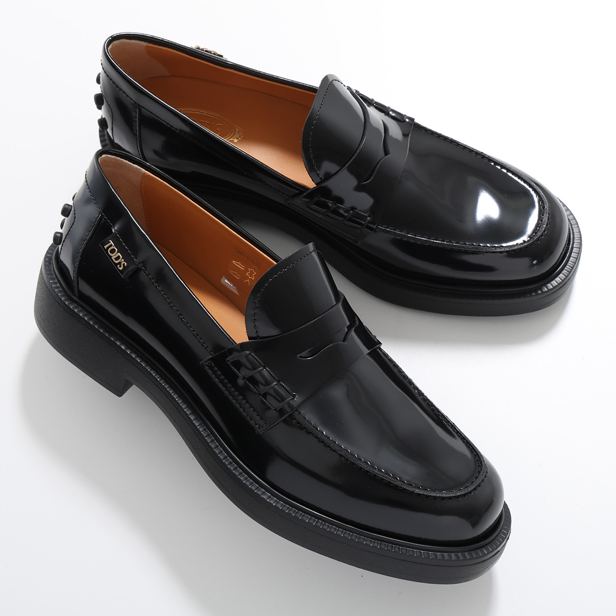 美品 TOD'S トッズ レザー ローファー 6 黒 ドライビングシューズ TOD'S（トッズ） TODS ローファー XXW20L0IP70SHA レディース レザー