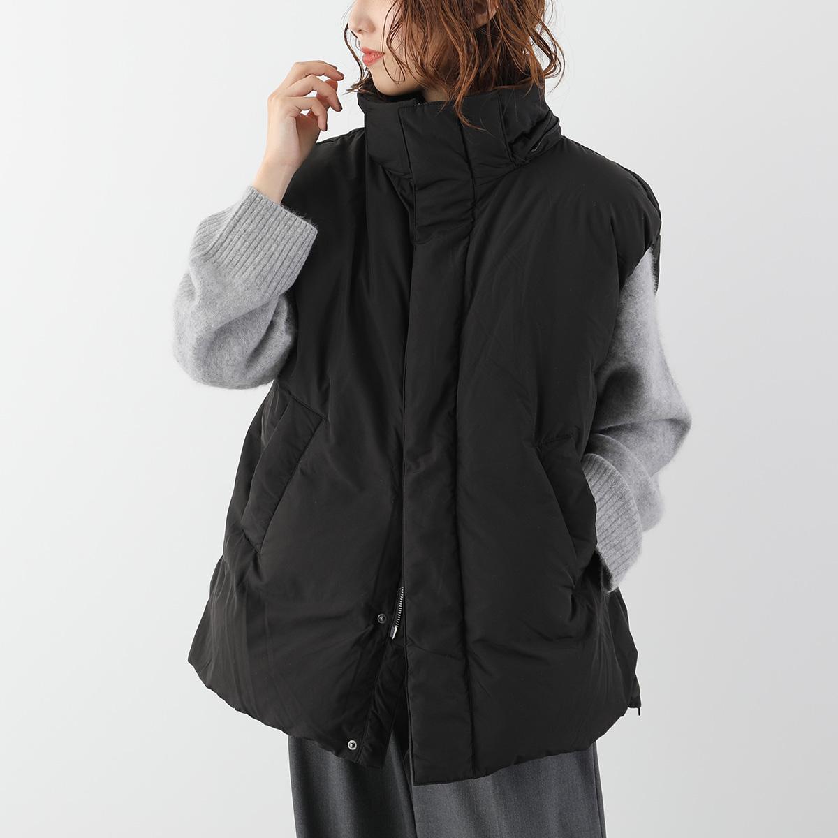 cloche（クロッシェ） クロシェ ダウンベスト 652-84513 レディース