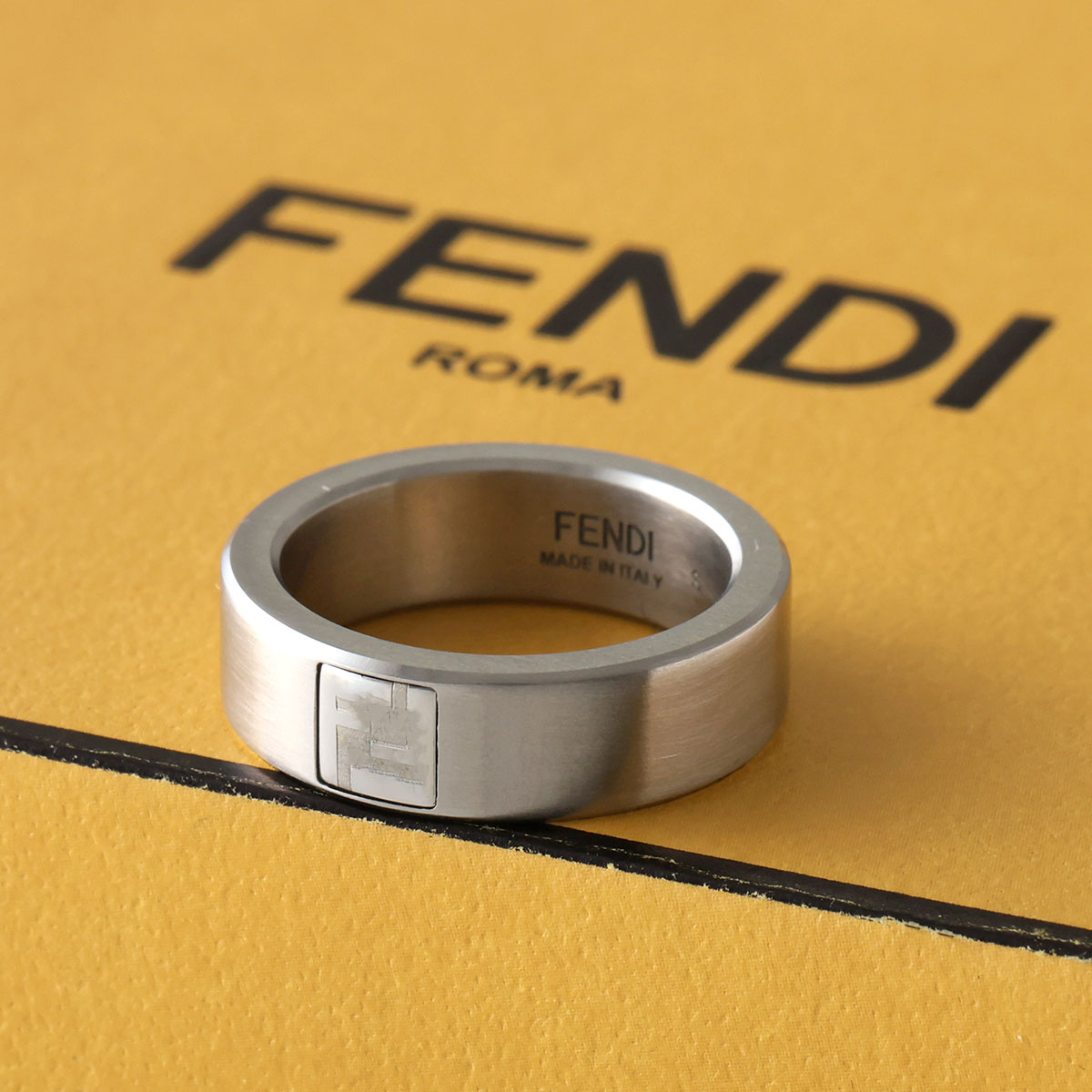 FENDI（フェンディ） リング 7AK063 AV8M メンズ FFロゴ アクセサリー