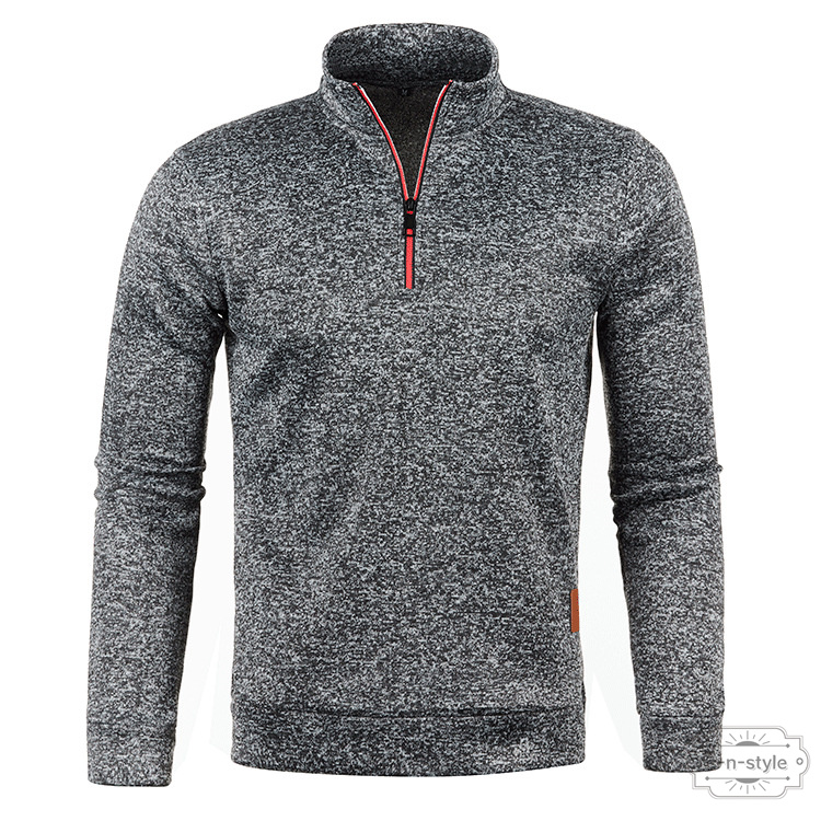 ハーフジップ ニット メンズ 40代 50代 60代 長袖 セーター ニット