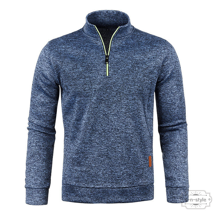 ハーフジップ ニット メンズ 40代 50代 60代 長袖 セーター ニット