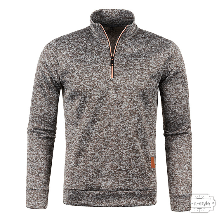 ハーフジップ ニット メンズ 40代 50代 60代 長袖 セーター ニット