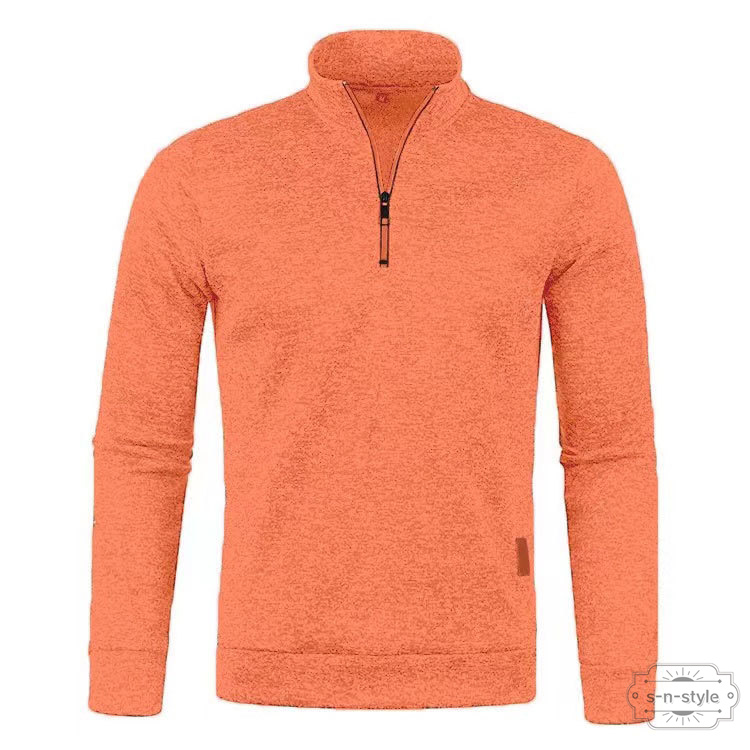 ハーフジップ ニット メンズ 40代 50代 60代 長袖 セーター ニット