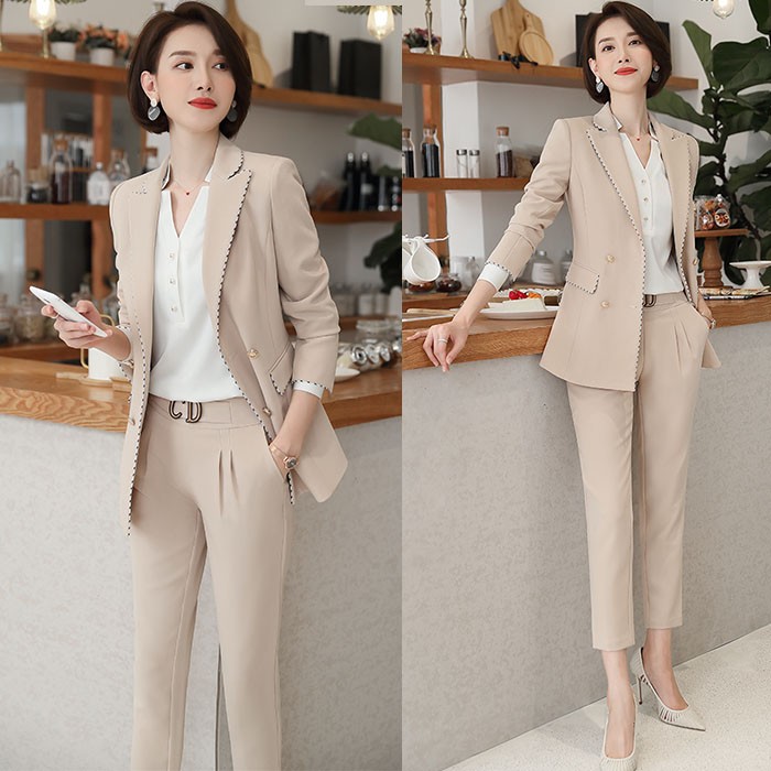 ANAYI 美品 スーツ 日本製 サイズ36（S〜M）ベージュ