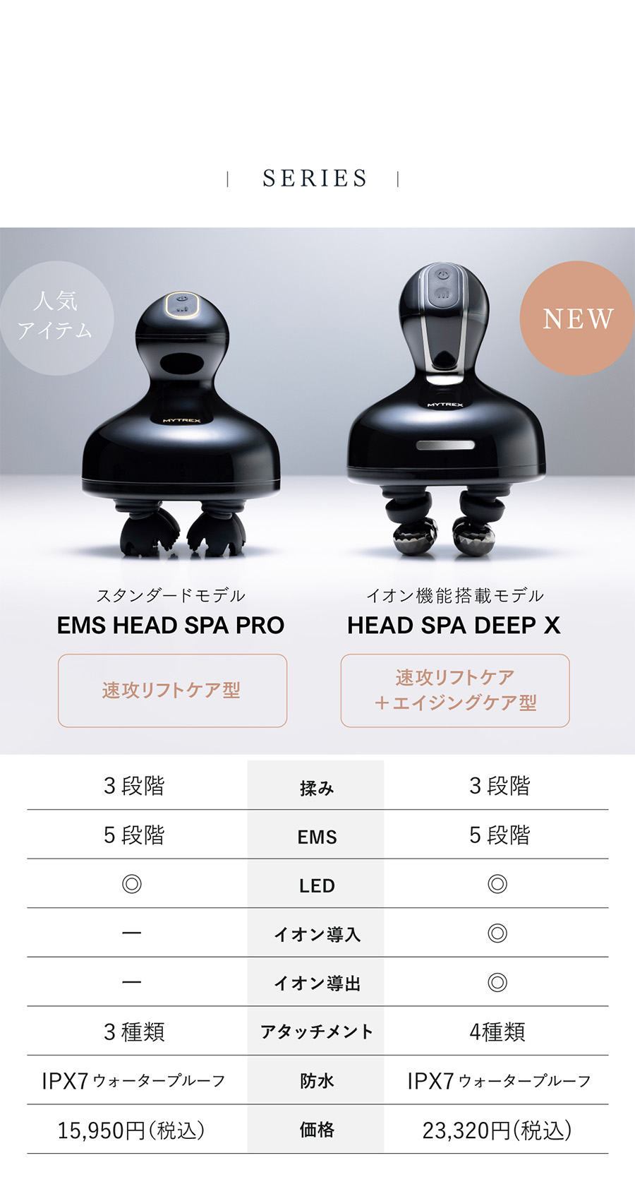 MYTREX 頭皮マッサージ機 公式 EMS HEAD SPA PRO 家電 LED 女性