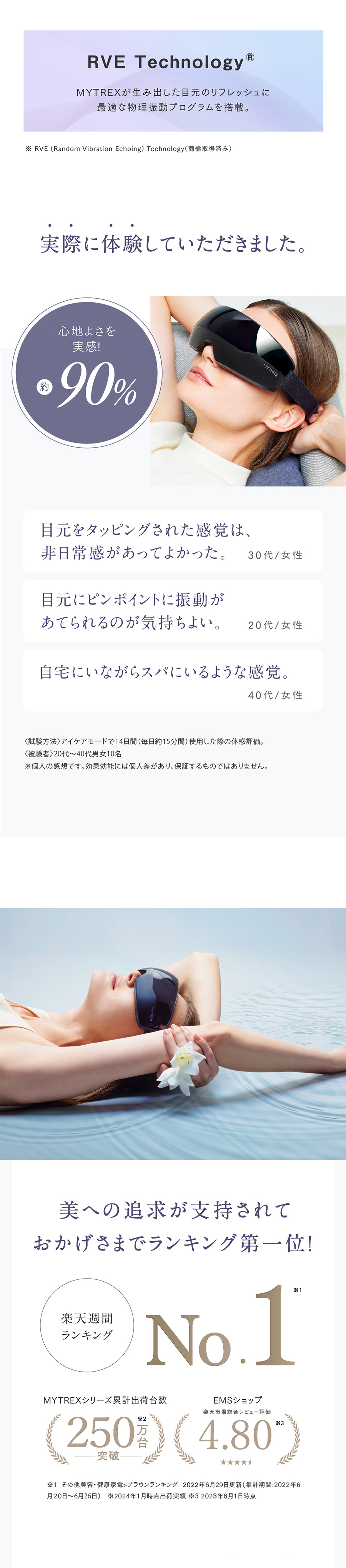 MYTREX アイマッサージャー 公式 目元ケア 目元エステ 音楽搭載