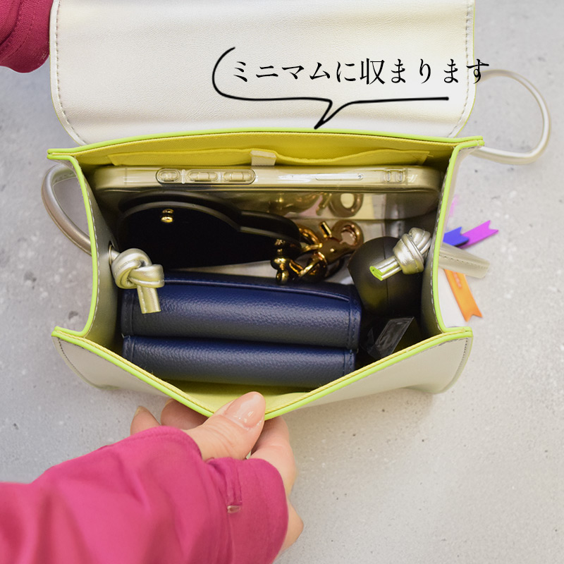 ショルダーバッグレディース斜めがけ大人ミニバッグ cheek メタリック シルバー ゴールド ブルー ミニショルダー 軽量 軽い 小さめ バッグモード2026 春夏 |  | 06
