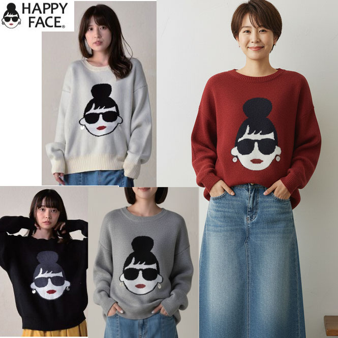 トップス EMMA INDIMARK（インディマーク） ショップ袋おまけ付 HAPPY FACE ハッピー