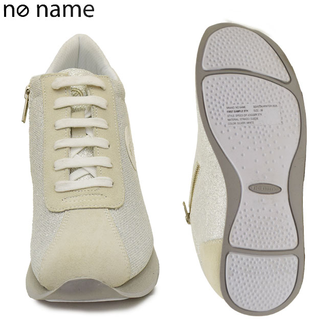限定値下げ 5%OFF ショップ袋おまけ付 no name ノーネーム ラメスポーティスニーカーSPEED  正規品※サイズ交換OKの画像