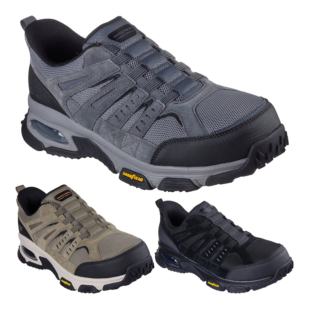 スケッチャーズ SKECHERS ワークシューズ スニーカー スリッポン スリップオン スリップインズ ワーク スケッチエア エンボイ ST デリゲーター メンズ 200240 安全靴 作業靴 Hands Free Slip-ins SKECH-AIR ENVOY ST DELEGATOR 防滑加工 感電防止加工 ノーマル幅 SKECHERS（スケッチャーズ） ワークシューズ スニーカー スリッポン