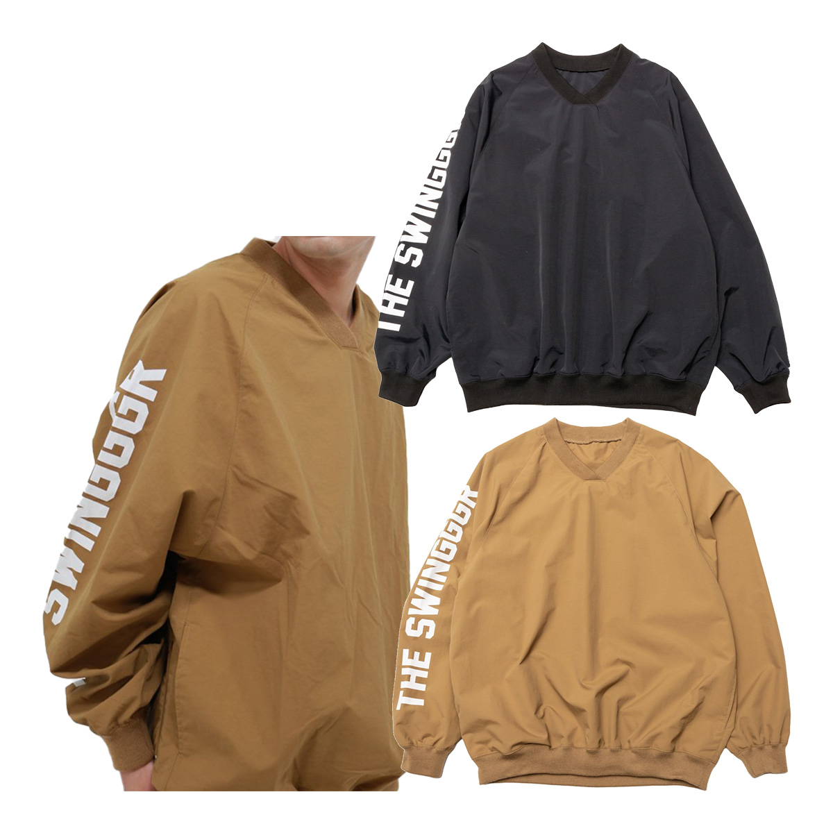 ザ スウィンガー 長袖 ブルゾン SWG ライトシェルプルオーバー ユニセックス 23AW-SWG-BL001 ゴルフウェア 2023年秋冬モデル
