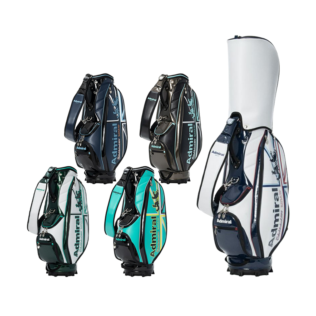 アドミラル ゴルフ 9.0型 カート キャディバッグ UJスポーツ ADMG6AC5 ゴルフバッグ カートタイプ 2026年モデル Admiral GOLF