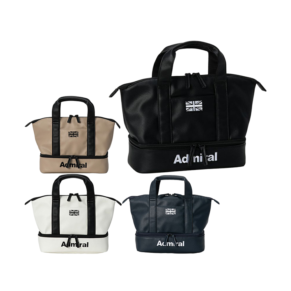 アドミラル ゴルフ ラウンドバッグ シボ合皮 ADMZ6AT8 ゴルフバッグ ゴルフ小物入れ 便利 ゴルフグッズ 2026年モデル Admiral GOLF
