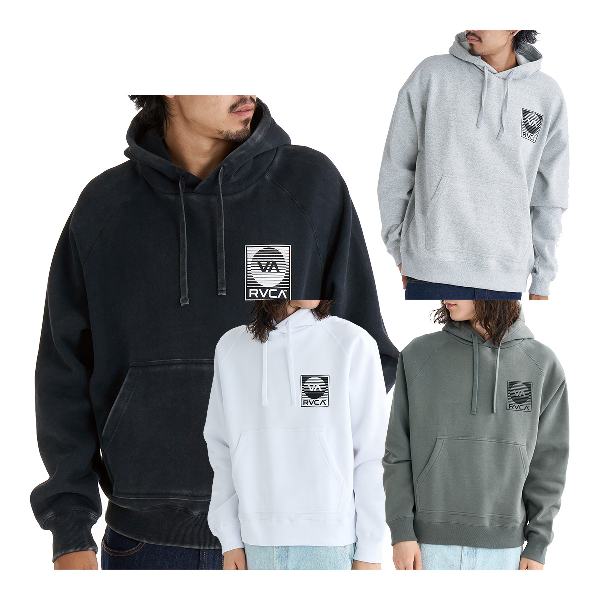 ルーカ RVCA 長袖 プルオーバー パーカー フーディー メンズ BF042010 ブリンダー HD カジュアル 2025年秋冬モデル 秋冬ウェア BRINDER HD フード付き