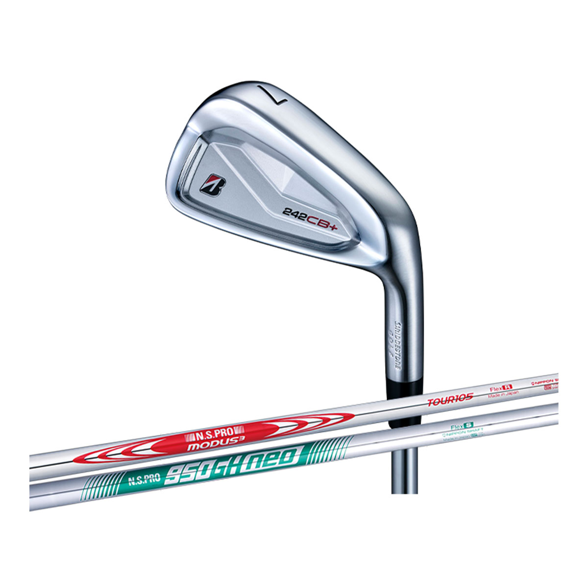 ブリヂストンゴルフ 242CB+ アイアン 6本セット （#5〜9、PW） MODUS3 TOUR105 ／ 950GH neo スチールシャフト 2024年モデル BRIDGESTONE GOLF | BRIDGESTONE GOLF