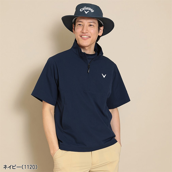 Callaway キャロウェイ 半袖 ハーフジップブルゾン 8WAY