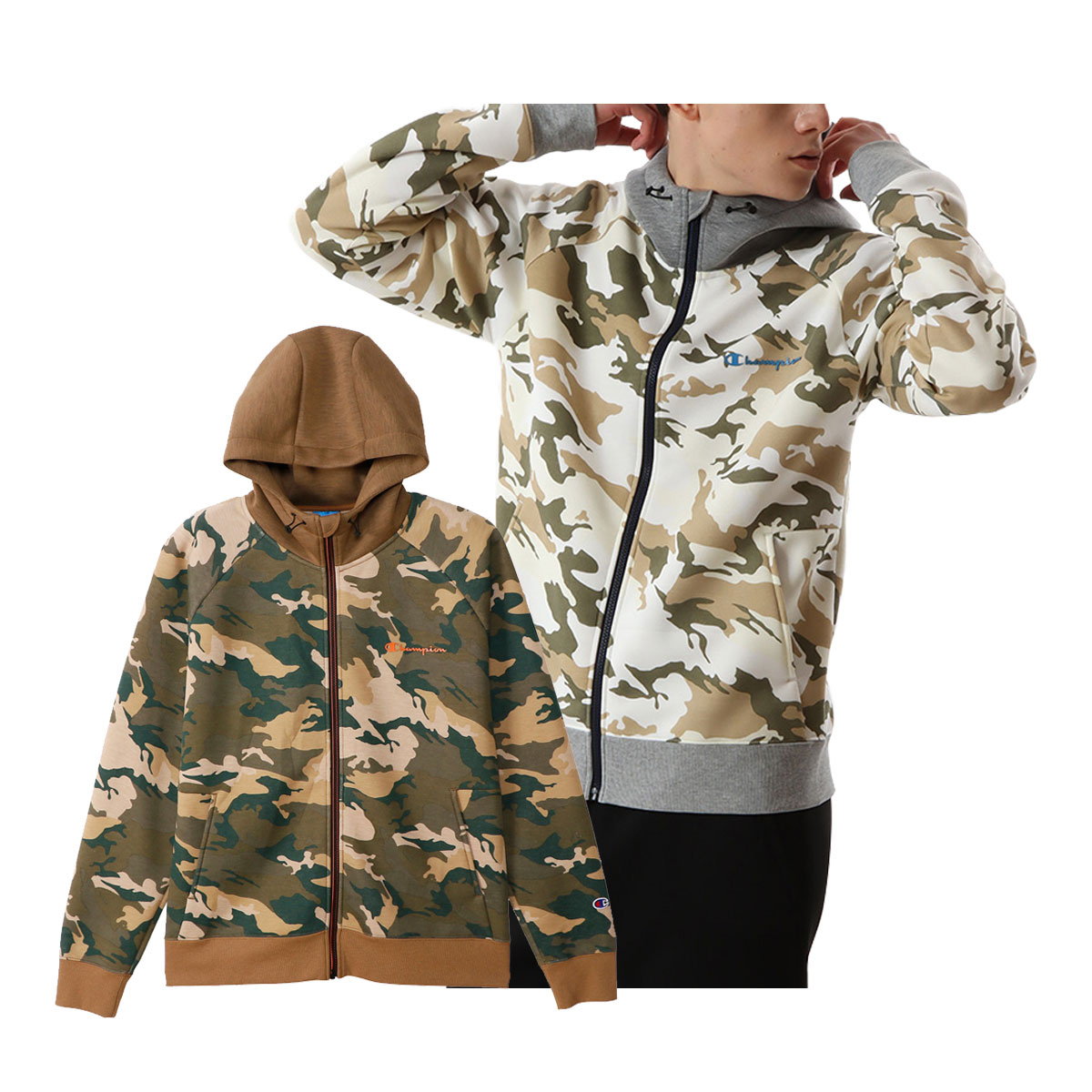 Champion（チャンピオン） テックウィーブ 3LSジップフーデッド 