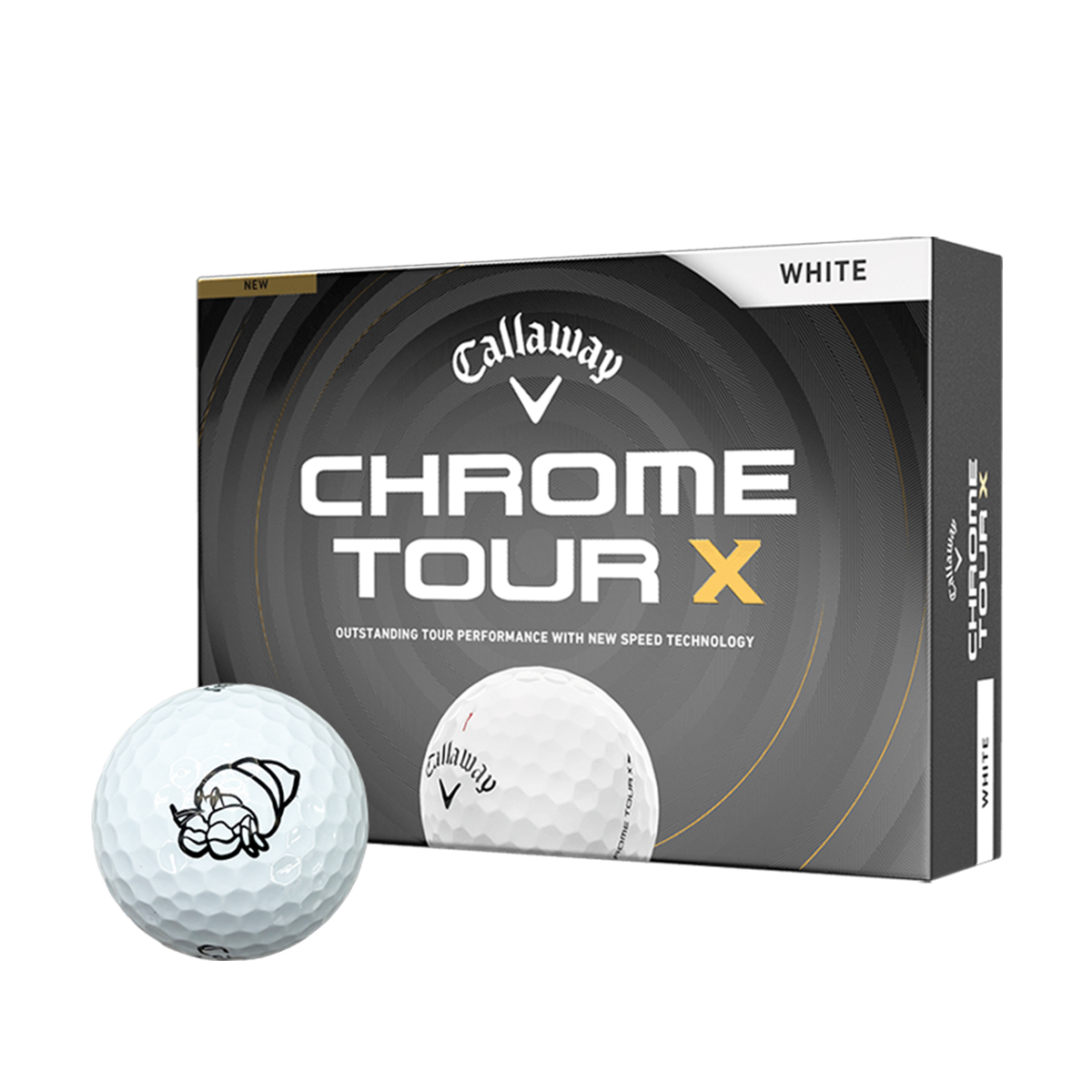 �L�����E�F�C �N�����c�A�[X �S���t�{�[�� 1�_�[�X(12����) PAGURISTA CLUB LOGO 2026�N���f�� Callaway[CHROME SOFT TOUR X][�\�t�g �c�A�[�G�b�N�X]