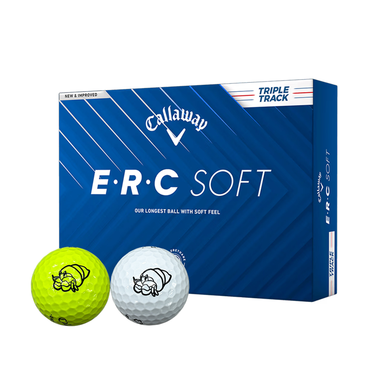 �L�����E�F�C E�ER�EC SOFT �S���t�{�[�� 1�_�[�X�i12������j PAGURISTA CLUB LOGO 2025�N���f�� Callaway[ERC SOFT][�C�[�A�[���V�[ �\�t�g]