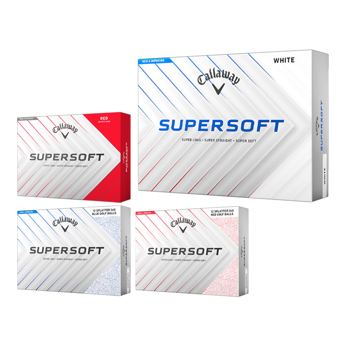 キャロウェイ SUPER SOFT ゴルフボール 2025年モデル 1ダース（12球入り） Callaway Golf｜スポーツ プレスト
