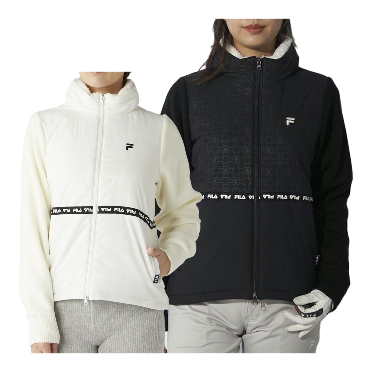 FILA GOLF レディース フィラ ゴルフ 長袖 フルジップ 中綿 ブルゾン