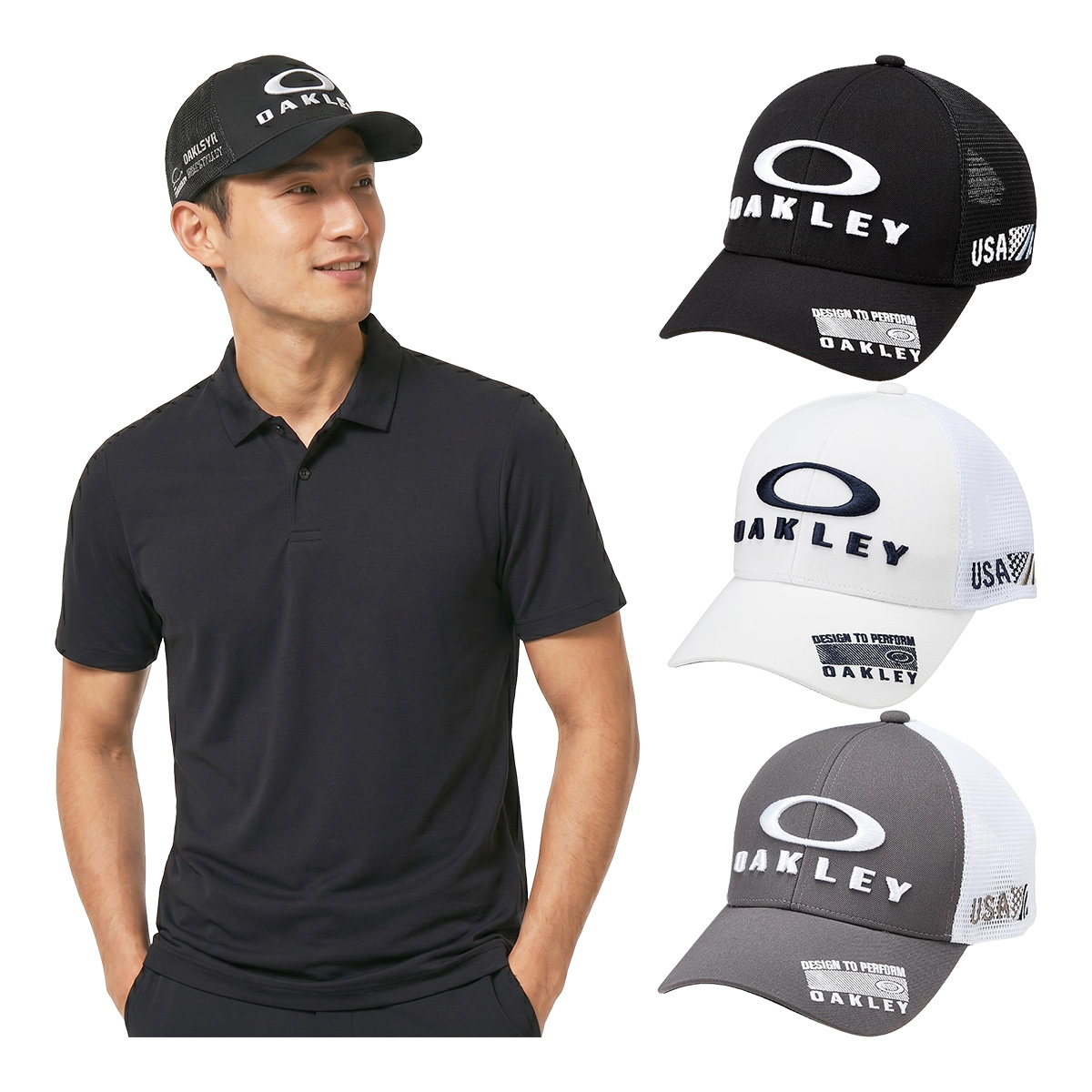 OAKLEY（オークリー） ゴルフキャップ フィクスドメッシュキャップ