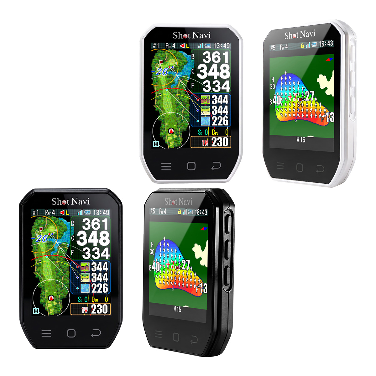 �V���b�g�i�r Granz neo �O�����c �l�I �򋗗������ GPS �S���t�i�r �n���f�B�^ ���y�� ���^ Shot Navi ShotNavi