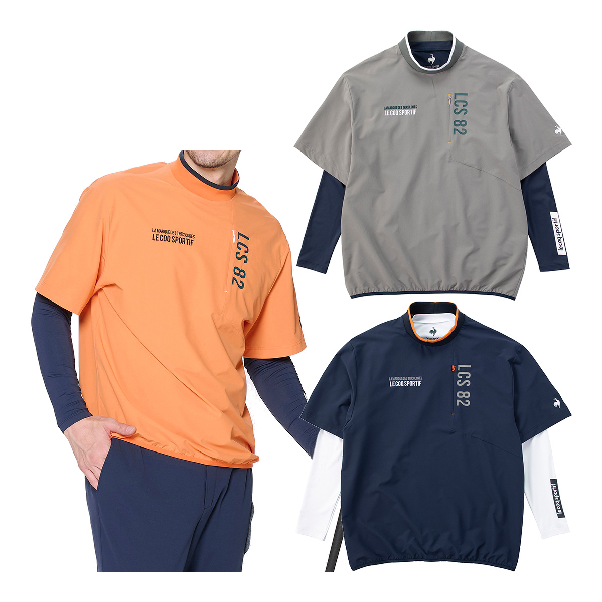le coq sportif GOLF ルコックスポルティフ ゴルフ 長袖インナー付き 