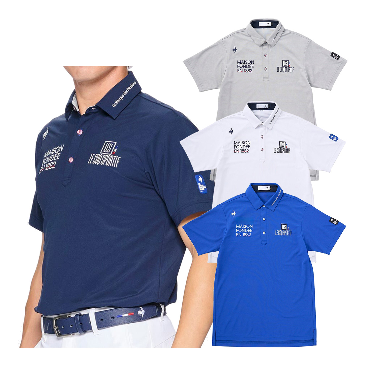 とし le coq sportif GOLF ルコックスポルティフ ゴルフ 半袖