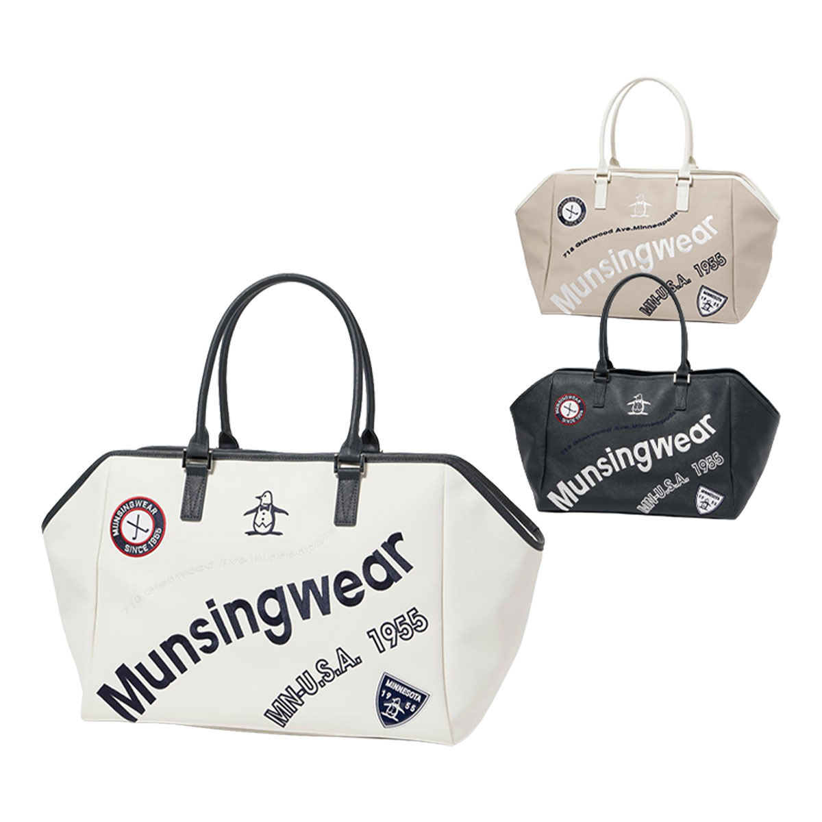 �}���V���O�E�F�A �S���t �J�[�u���S �g�[�g�o�b�O MG6STT02U �S���t�o�b�O ���b�J�[�o�b�O 2026�N���f�� Munsingwear GOLF