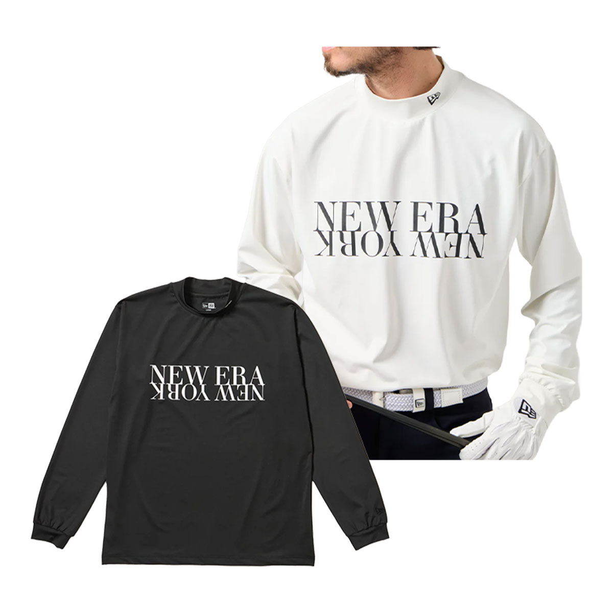 �j���[�G�� �S���t ���� �~�b�h�l�b�N �x�AT�V���c NEW ERA NEW YORK 14669861�^14669862 �S���t�E�F�A �g�b�v�X 2025�N�H�~���f�� NEWERA GOLF
