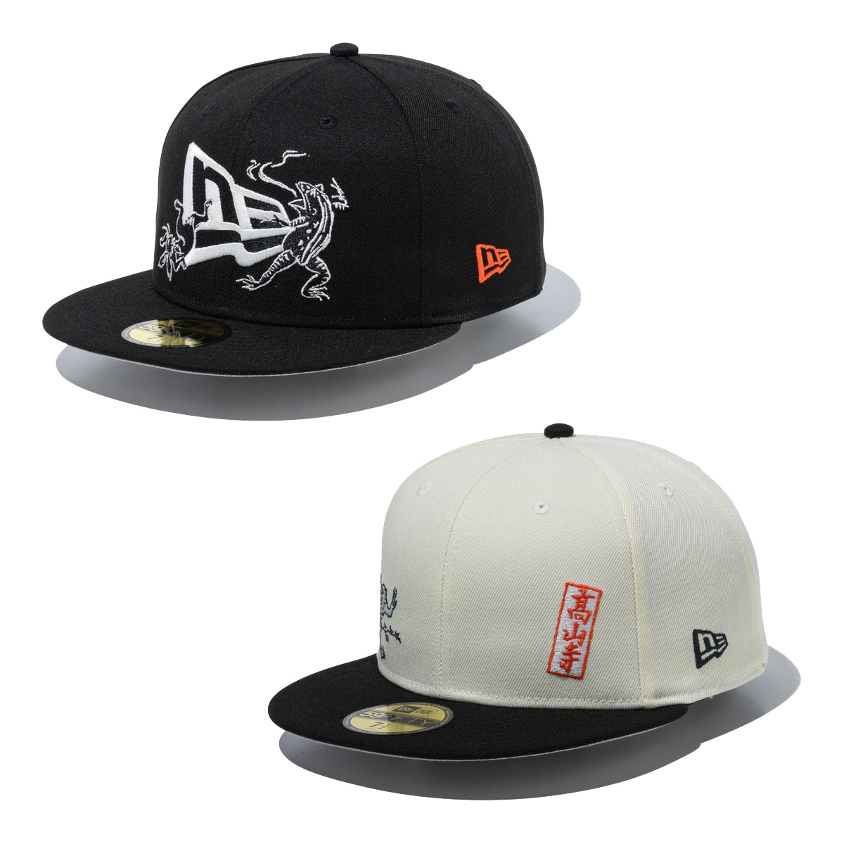 NEW ERA（ニューエラ） キャップ 59FIFTY 鳥獣戯画 フラッグロゴ New