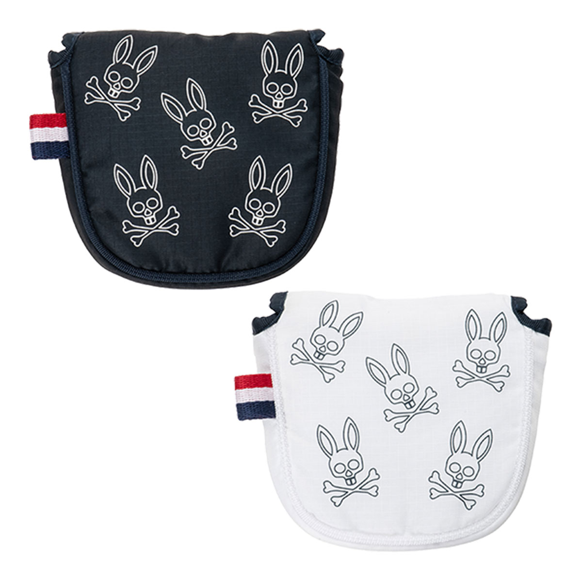 Psycho Bunny サイコバニー ゴルフ マレット型 パターカバー